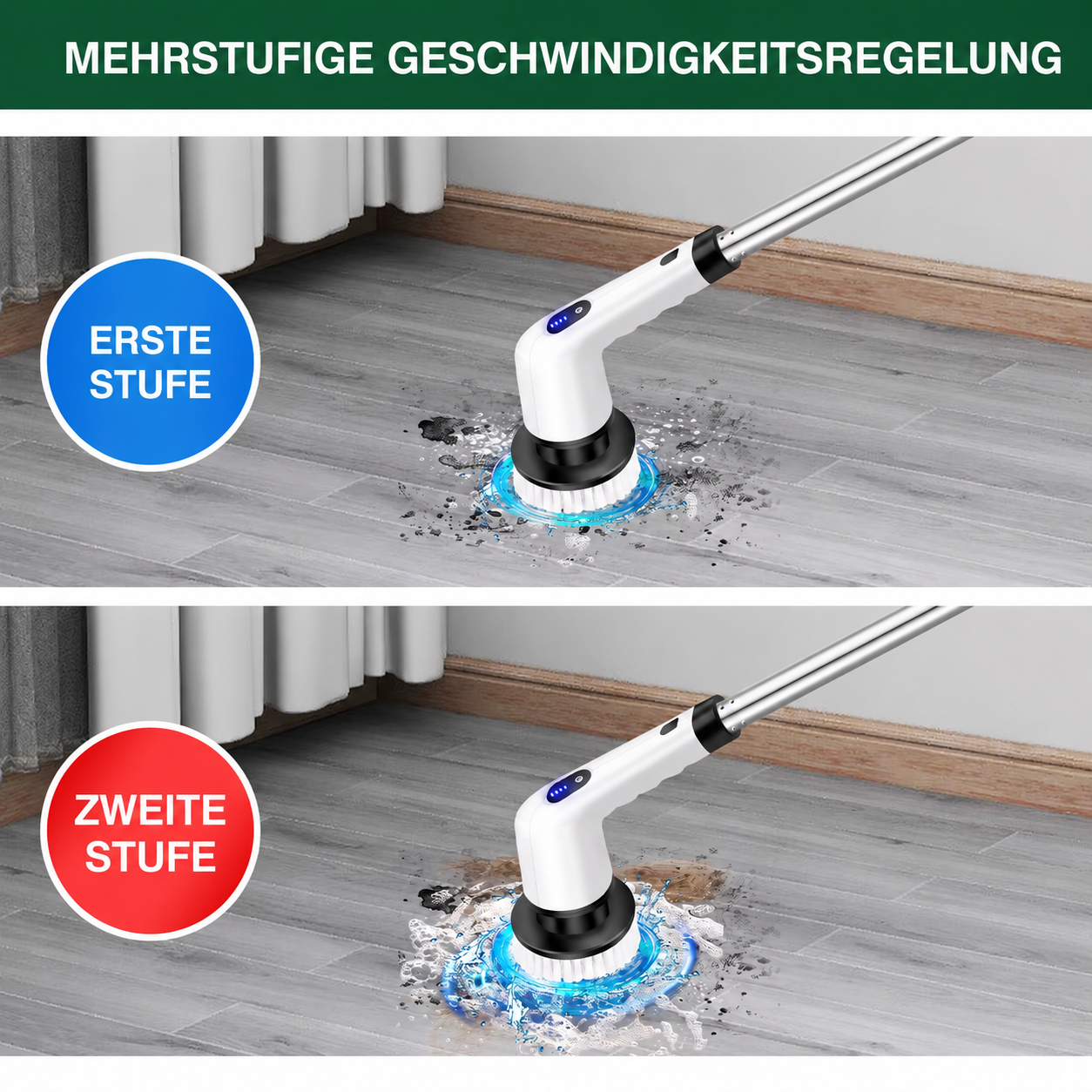 DayPlus Akku-Reinigungsbürste 10-in-1