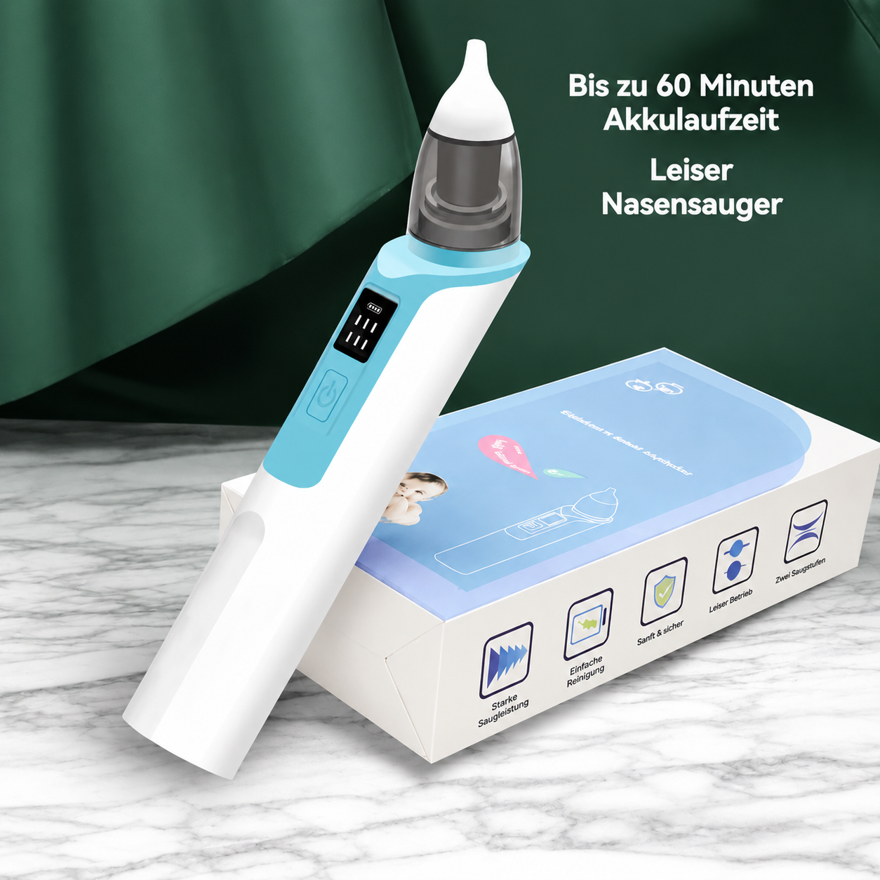 Elektrischer Baby-Nasensauger – Sanft & Effektiv