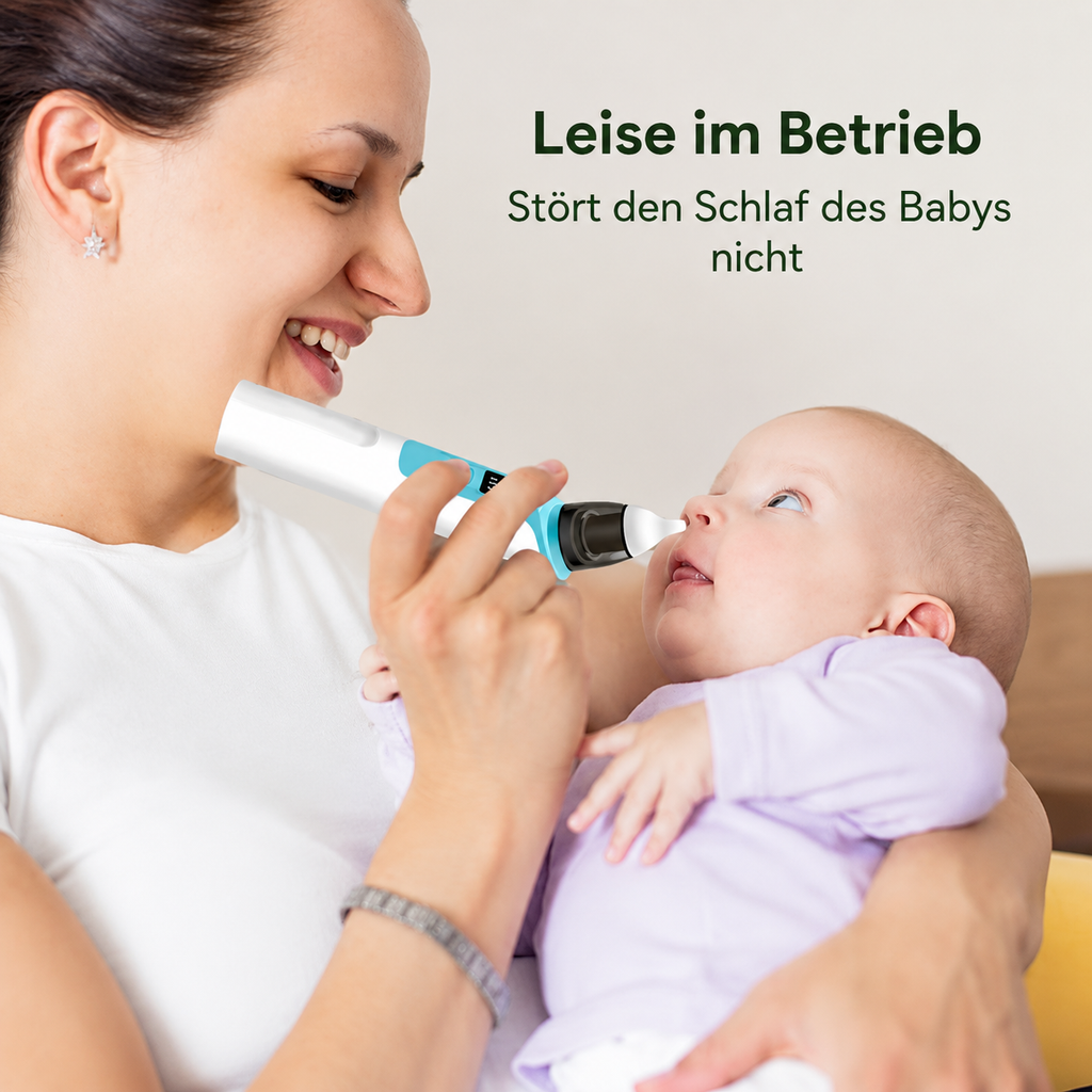 Elektrischer Baby-Nasensauger – Sanft & Effektiv