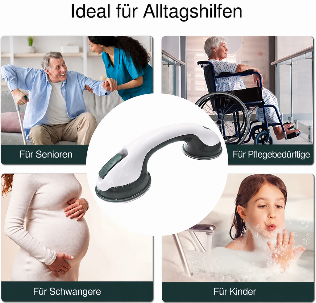 Sicherheits-Sauggriff für Bad und Dusche