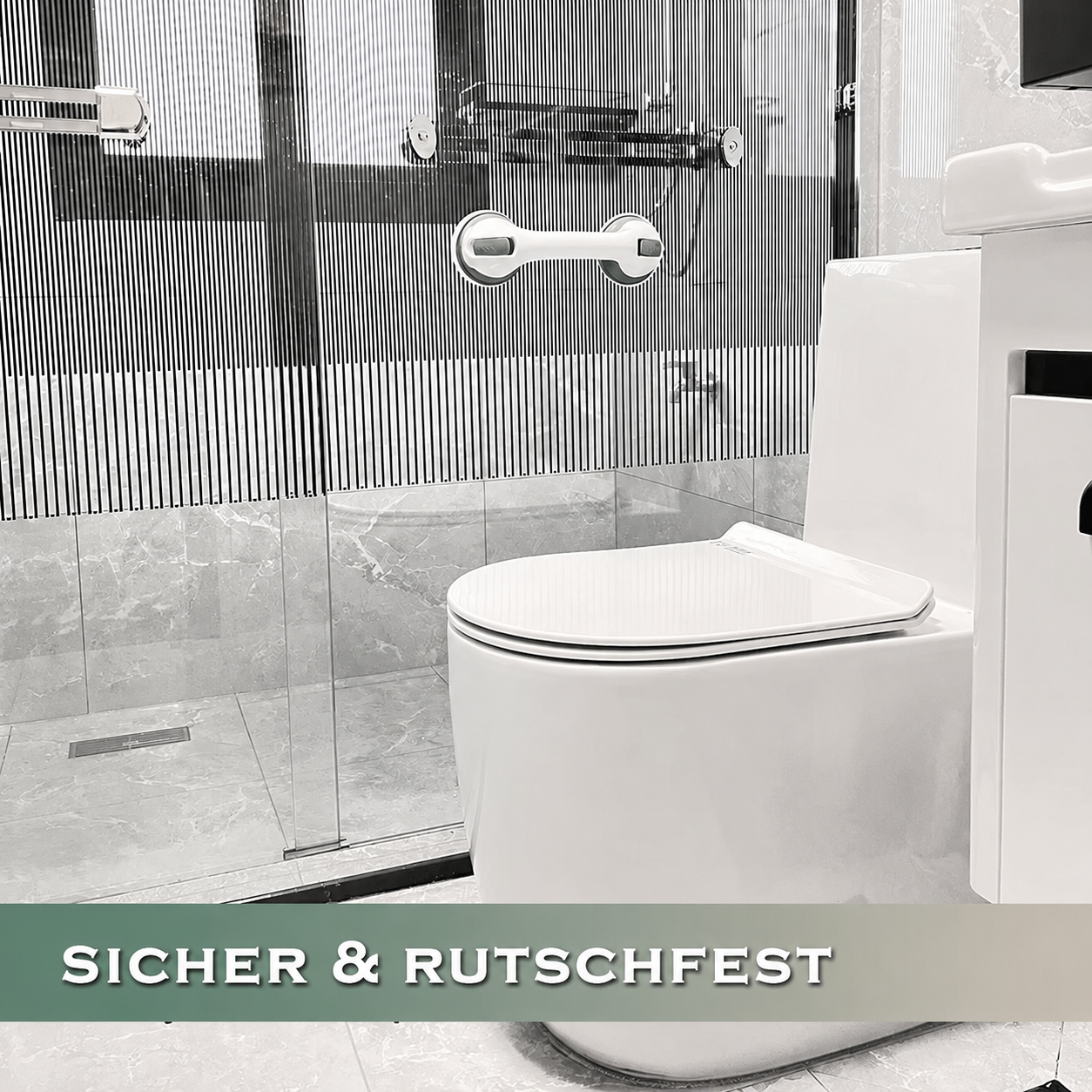 Sicherheits-Sauggriff für Bad und Dusche