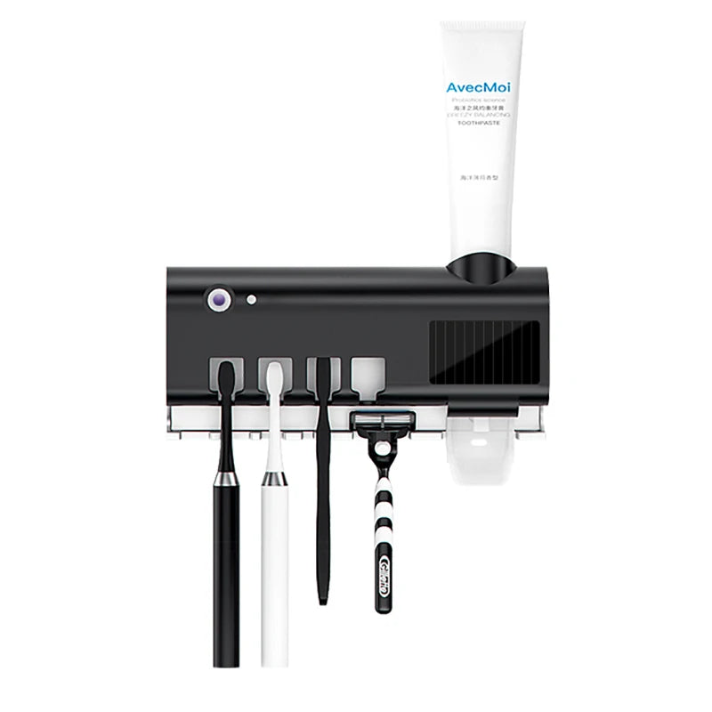 UV-Zahnbürstenhalter mit Zahnpastaspender & Sterilisation