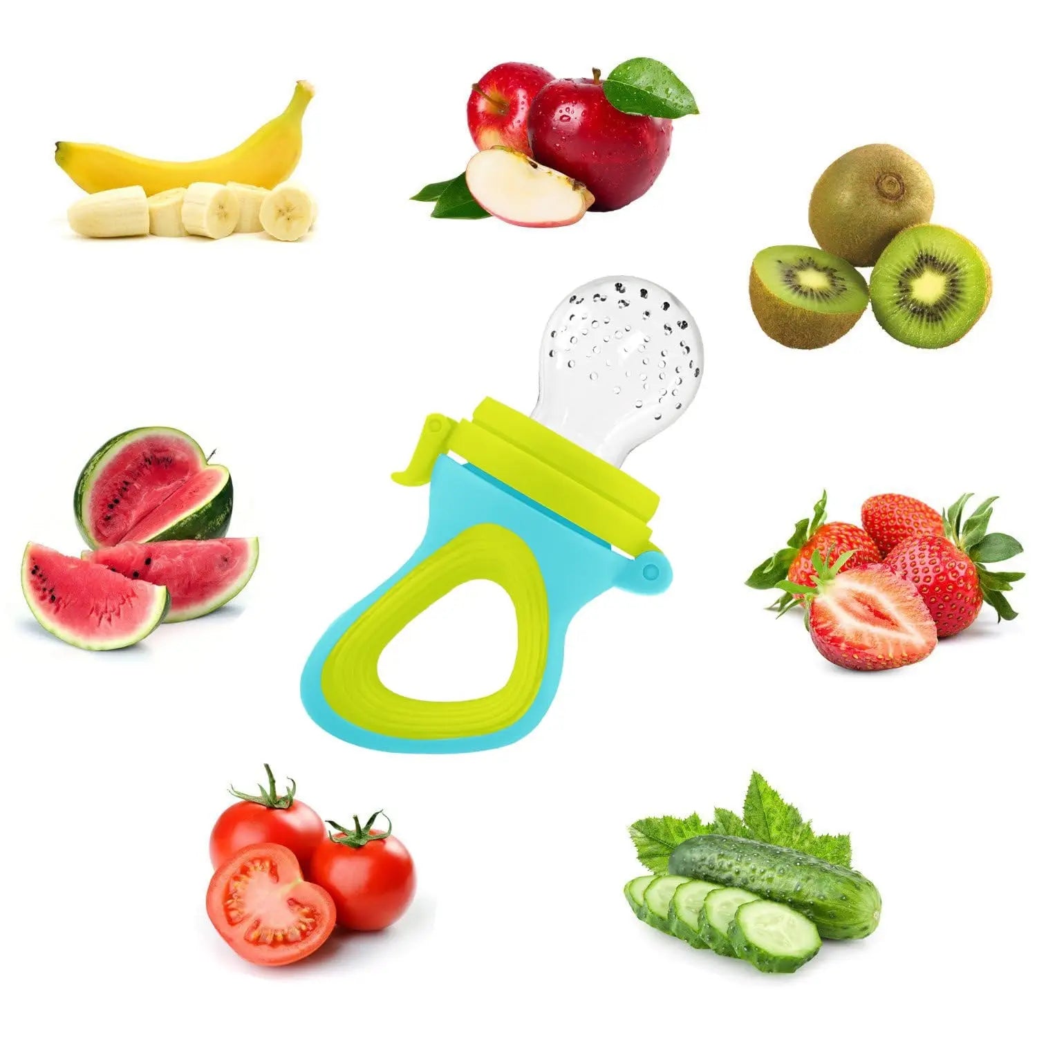 Baby Quetschflasche mit Silikonlöffel für Brei & Beikost