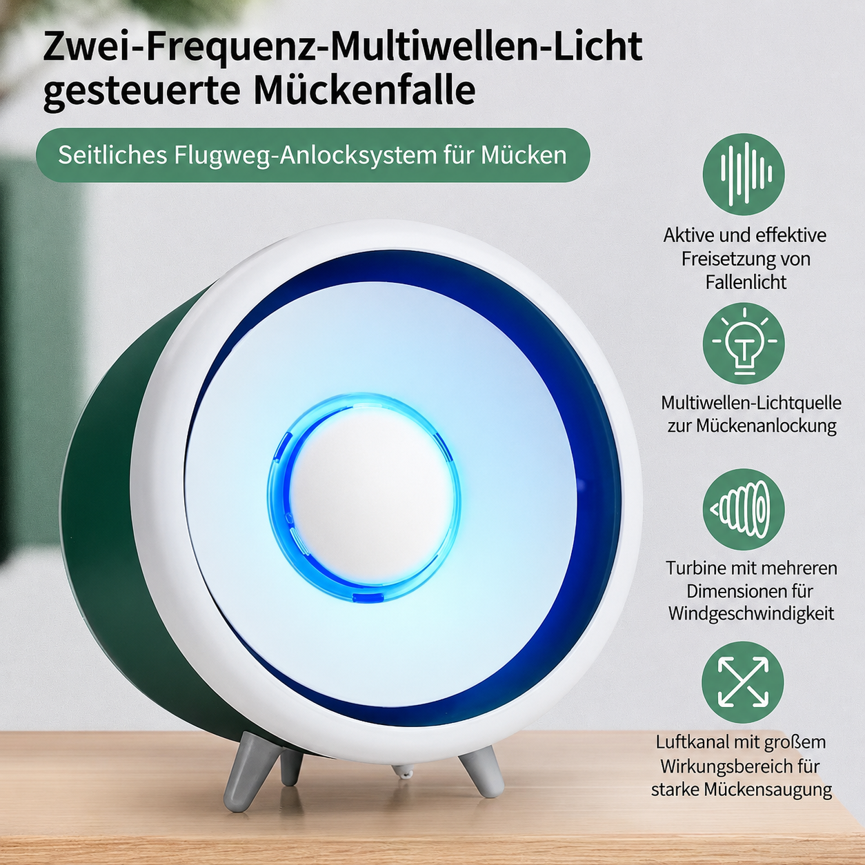 Mückenfalle mit UV-Licht
